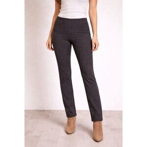 Athleta Womens Pants Size 6 Charcoal Ponte Stretch Travel Career 30 Inseam